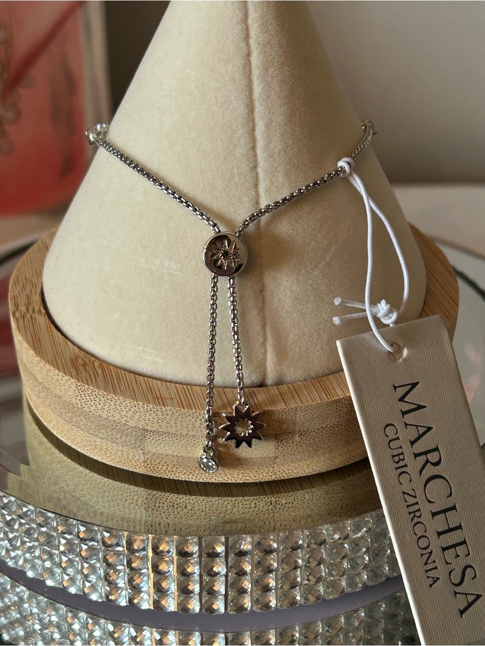 NWT! Marchesa Cubic Zirconia Slider Bracelet - Picture 7 of 7